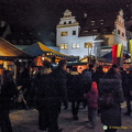 Visitors at the Dresden Medieval Market